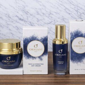 Origani Luxury Duo Bundle: Rich & Hydrating Day Cream + Firming Serum